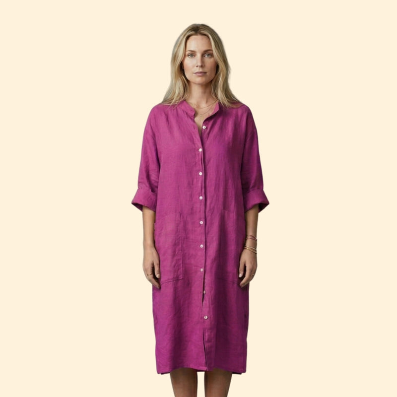 Women’s Shirt Dress with Front Buttons