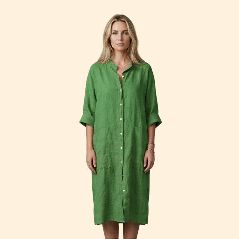 Women’s Shirt Dress with Front Buttons