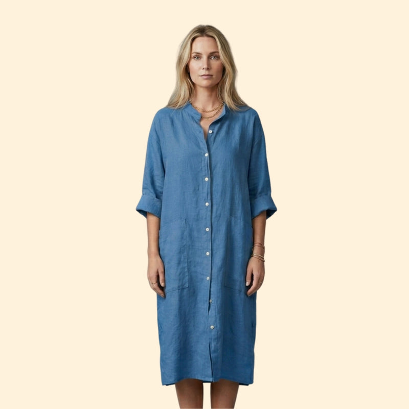 Women’s Shirt Dress with Front Buttons