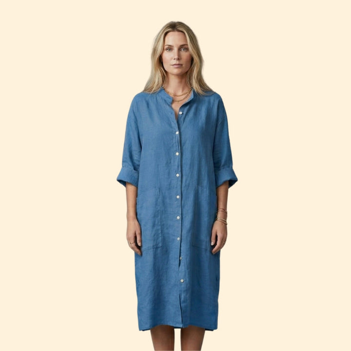 Women’s Shirt Dress with Front Buttons