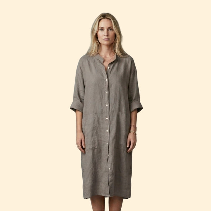 Women’s Shirt Dress with Front Buttons