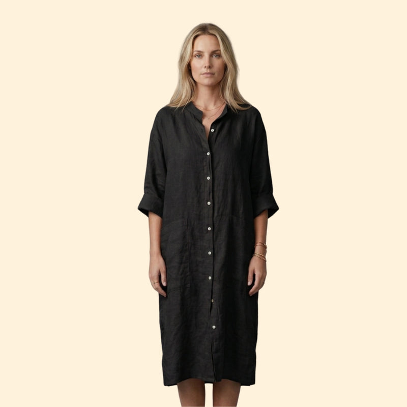Women’s Shirt Dress with Front Buttons