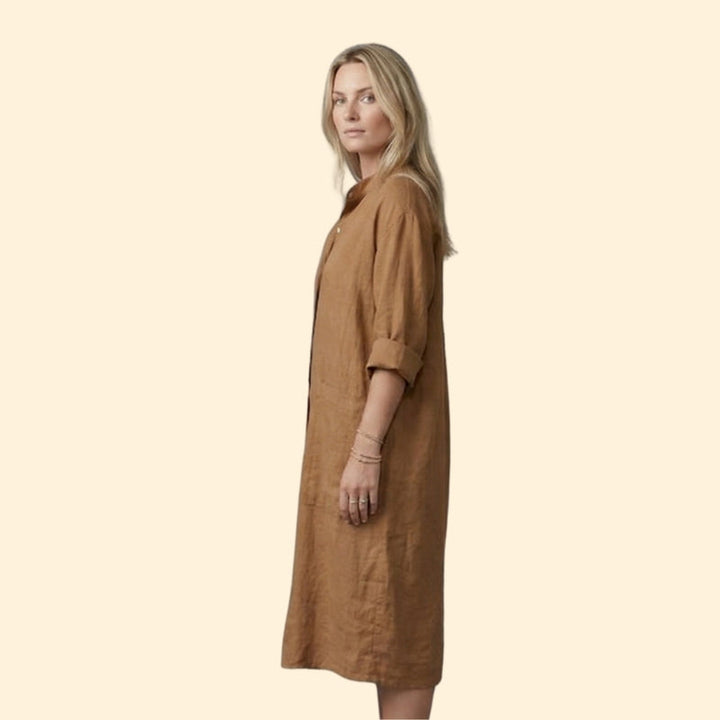 Women’s Shirt Dress with Front Buttons