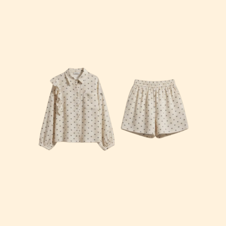 Women’s Shirt Dress with Ruffle Details