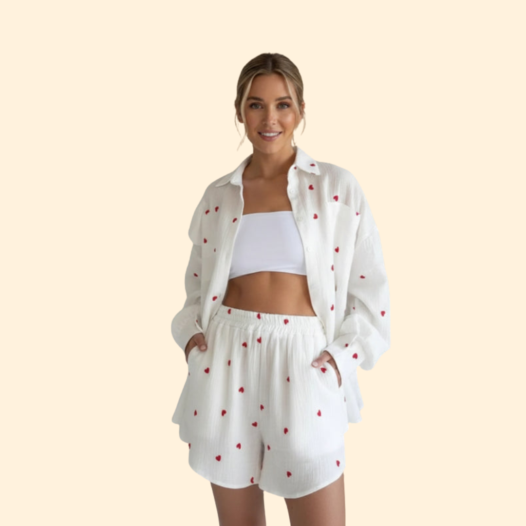 Women’s Shirt Dress with Ruffle Details