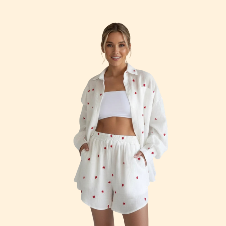 Women’s Shirt Dress with Ruffle Details