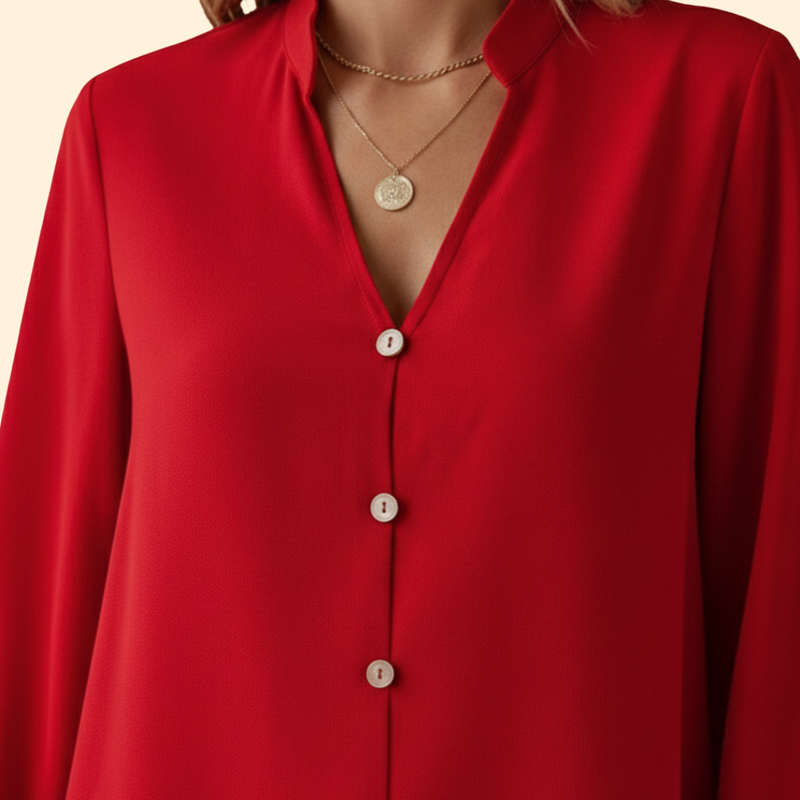 Women’s Short Dress with Puff Sleeves
