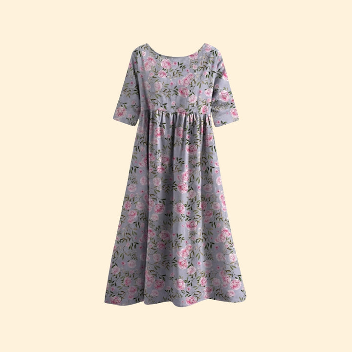 Women’s Short Sleeve Dress with Side Pockets