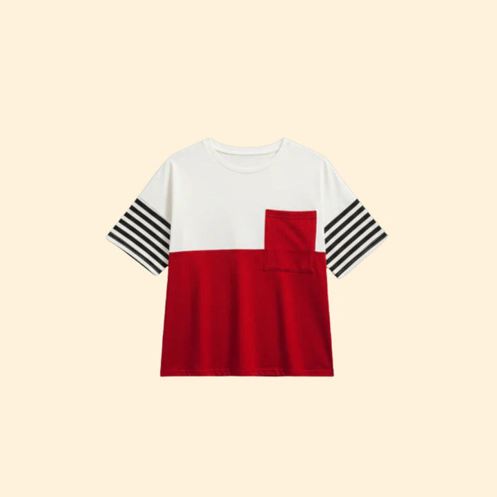 Women’s Short Sleeve T-Shirt with Contrast Color