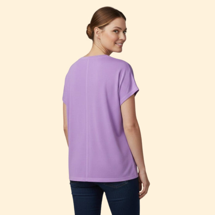 Women’s Short Sleeve T-Shirt with V-Neck
