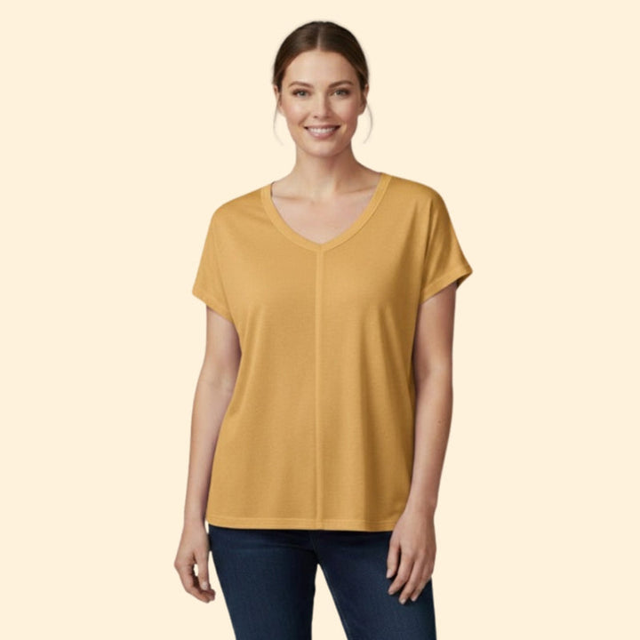 Women’s Short Sleeve T-Shirt with V-Neck