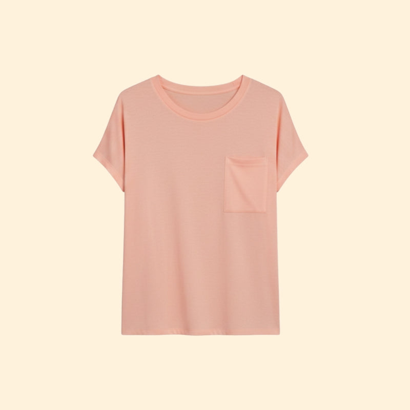 Women’s Short Sleeve Tee with Front Pocket