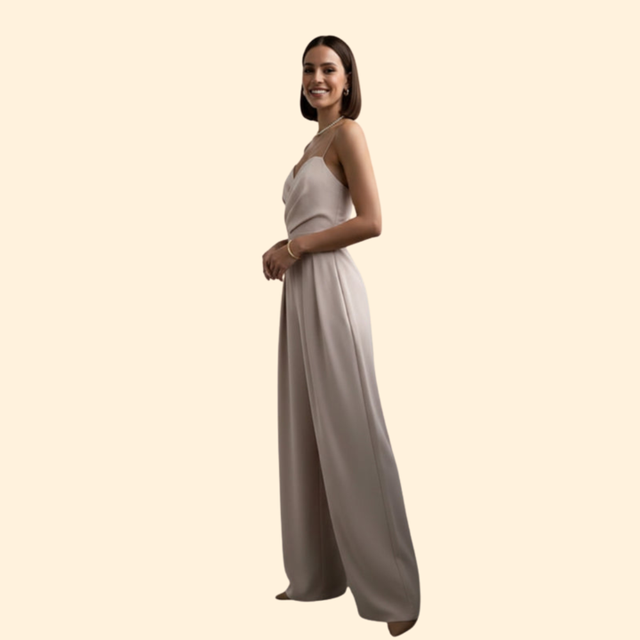 Women’s Sleek Jumpsuit with Straight-Leg Fit