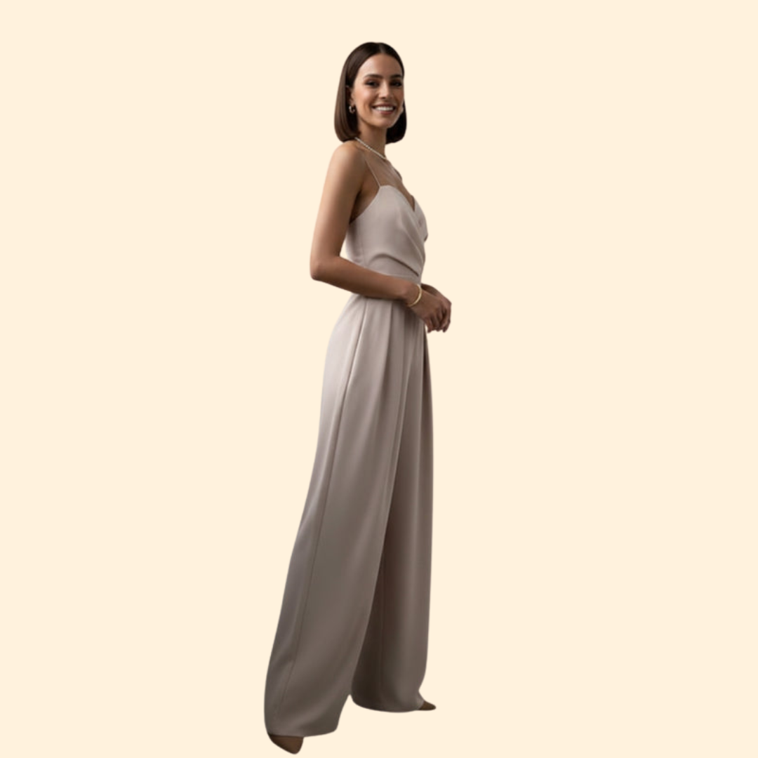 Women’s Sleek Jumpsuit with Straight-Leg Fit