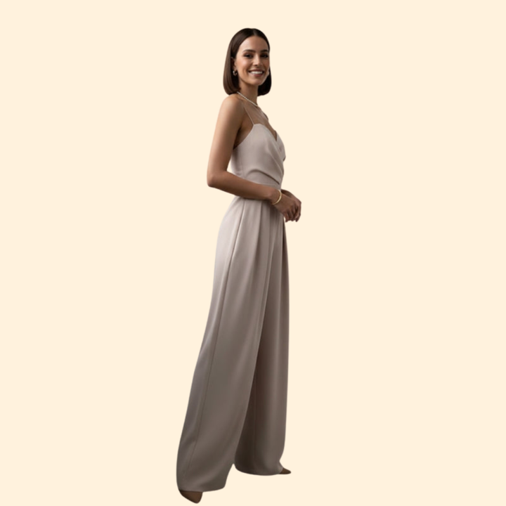 Women’s Sleek Jumpsuit with Straight-Leg Fit