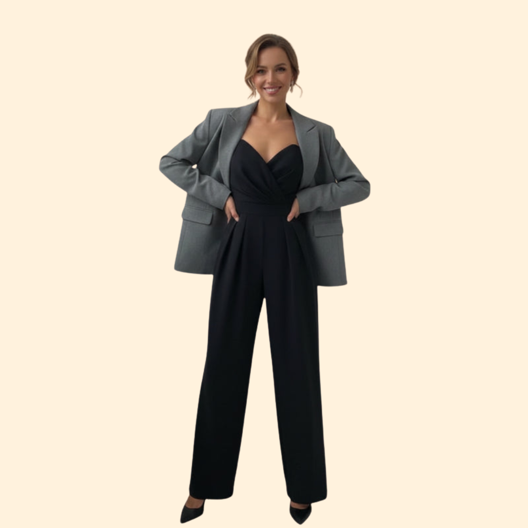 Women’s Sleek Jumpsuit with Straight-Leg Fit