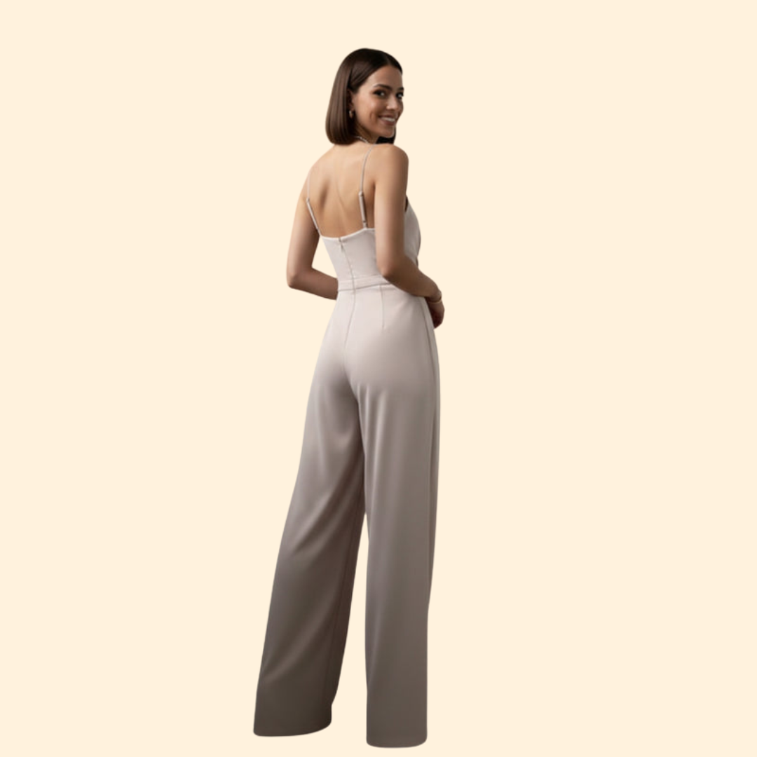 Women’s Sleek Jumpsuit with Straight-Leg Fit