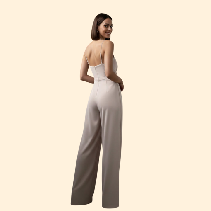 Women’s Sleek Jumpsuit with Straight-Leg Fit