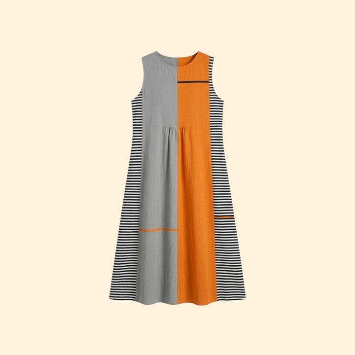 Women’s Sleeveless Dress with Pattern