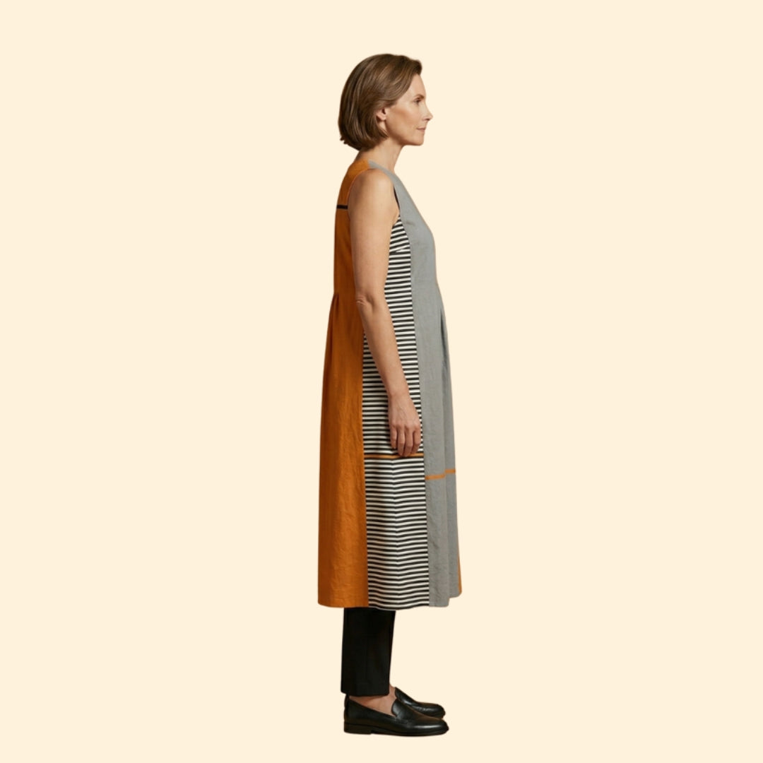 Women’s Sleeveless Dress with Pattern