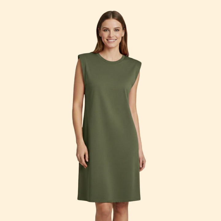Women’s Sleeveless Dress with Side Slits
