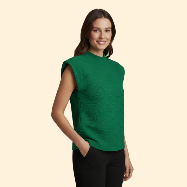 Women's Sleeveless High Neck Top