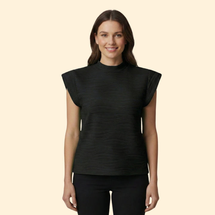 Women's Sleeveless High Neck Top