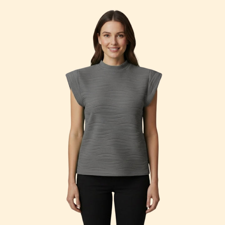 Women's Sleeveless High Neck Top