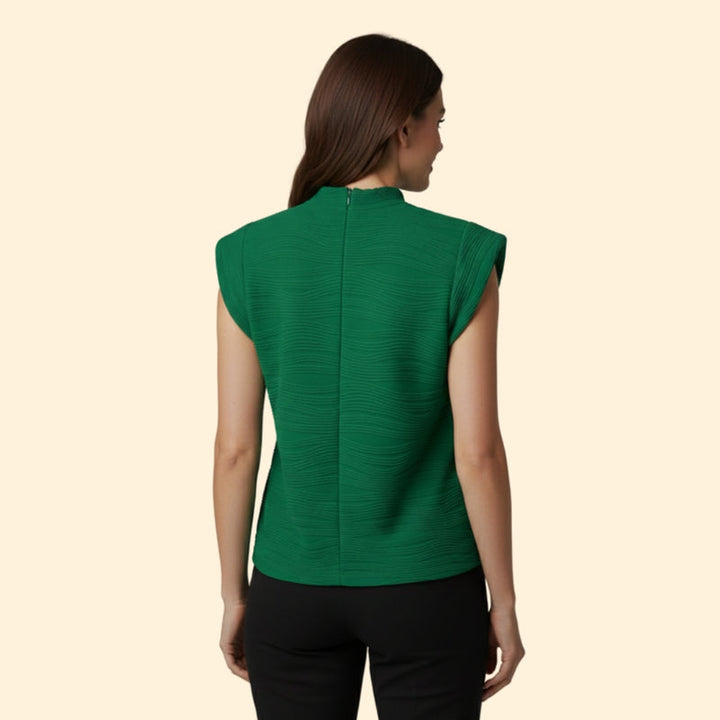 Women's Sleeveless High Neck Top