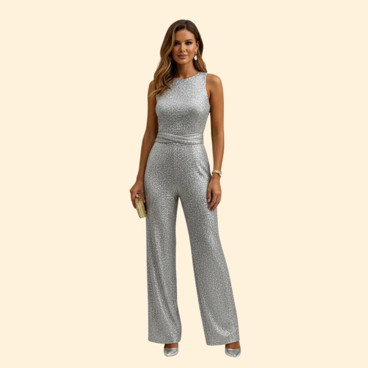 Women’s Sleeveless Maxi Dress with Tie Waist