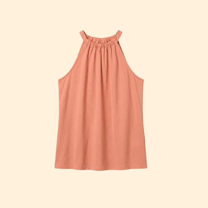 Women’s Sleeveless Top with Halter Design