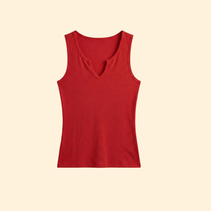 Women's Sleeveless V-Neck Top