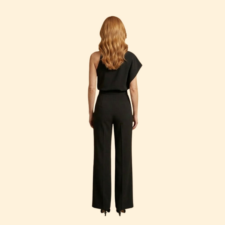 Women’s Chic Jumpsuit with Mock Neck