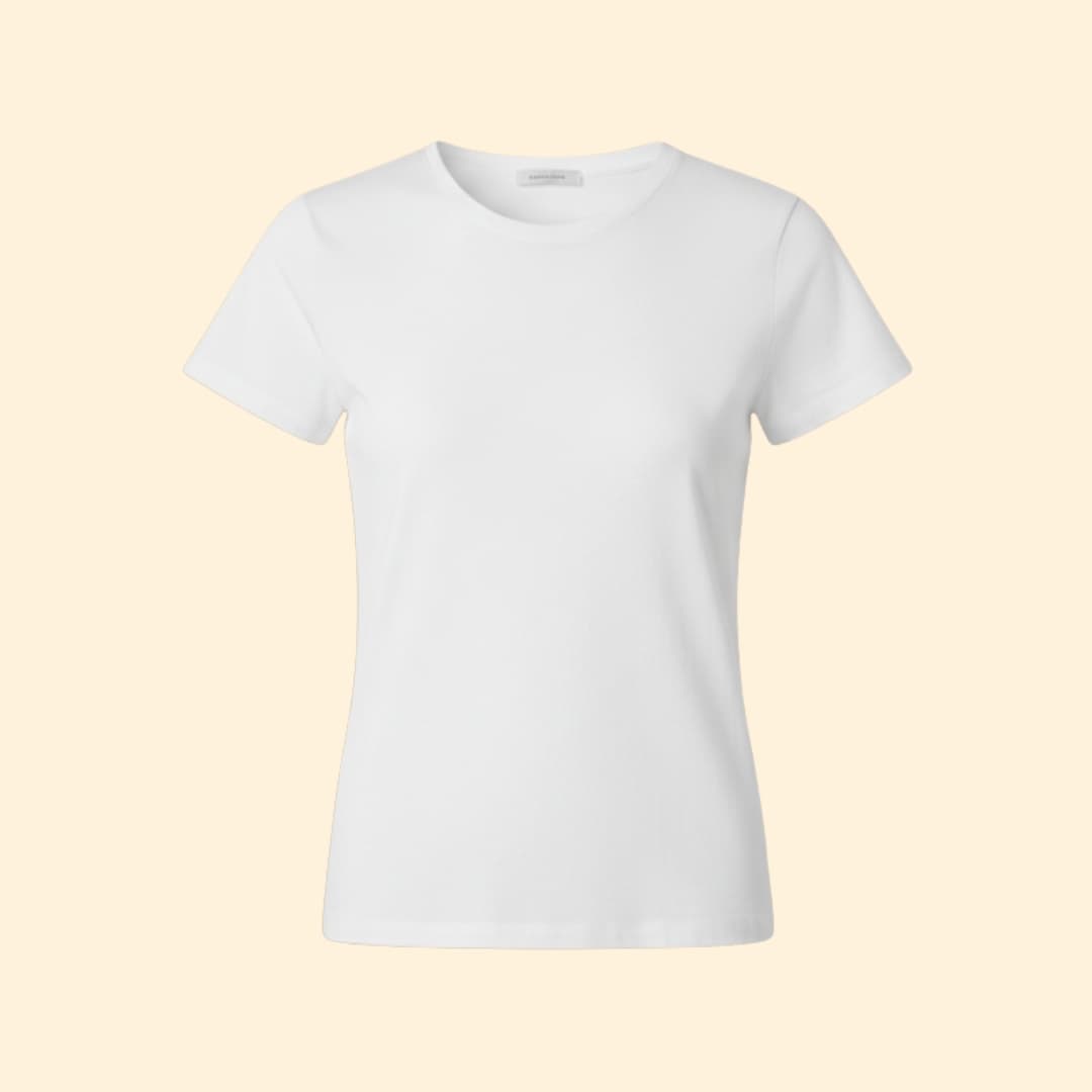 Women’s Slim Fit T-shirt with Round Neck