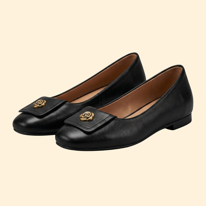 Women’s Slip-On Shoes with Buckle