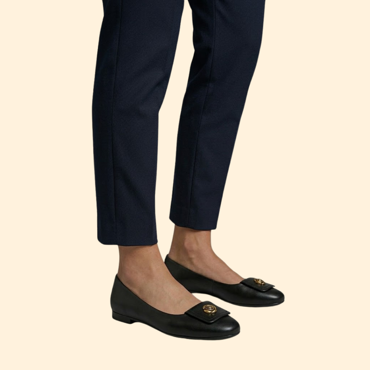 Women’s Slip-On Shoes with Buckle