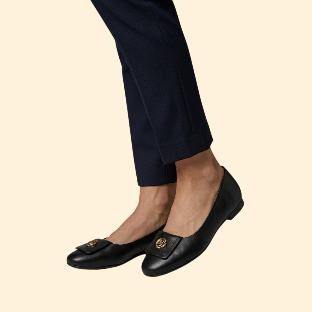 Women’s Slip-On Shoes with Buckle
