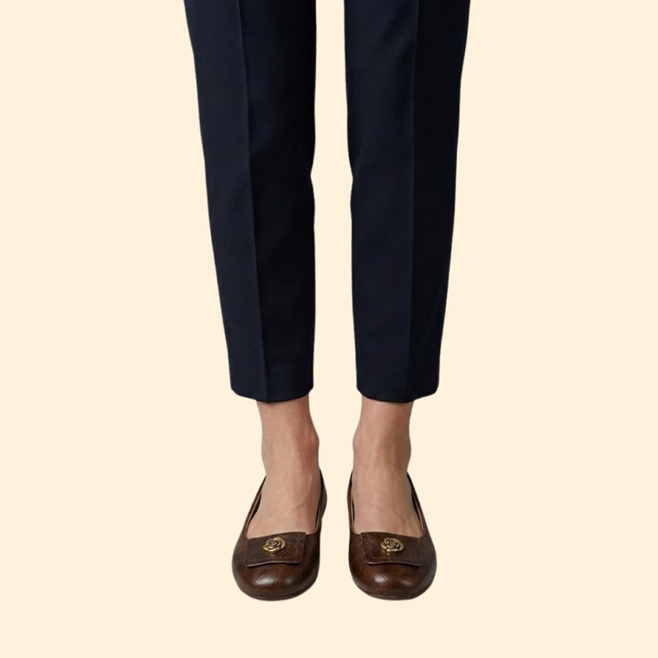 Women’s Slip-On Shoes with Buckle