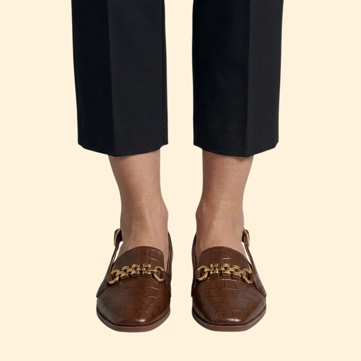 Women’s Slip-On Shoes with Strap
