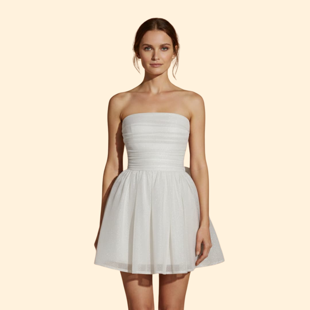Women’s Sparkling Bow Wedding Guest Dress