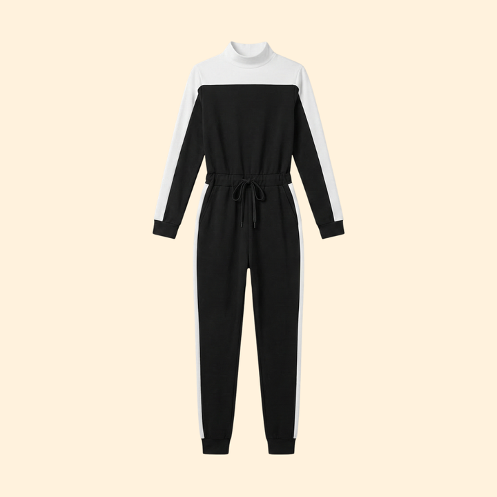 Women’s Sporty Jumpsuit Drawstring Waist
