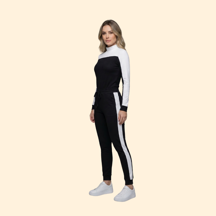 Women’s Sporty Jumpsuit Drawstring Waist