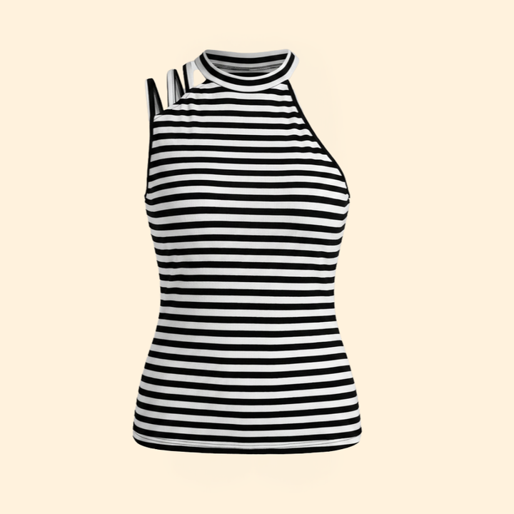 Women’s Tank Top with Horizontal Stripes