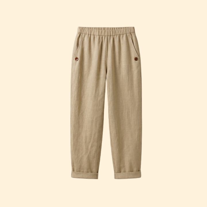 Women’s Straight Leg Pants with Side Pockets