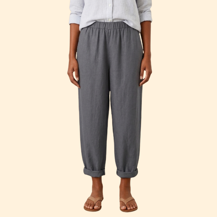 Women’s Straight Leg Pants with Side Pockets