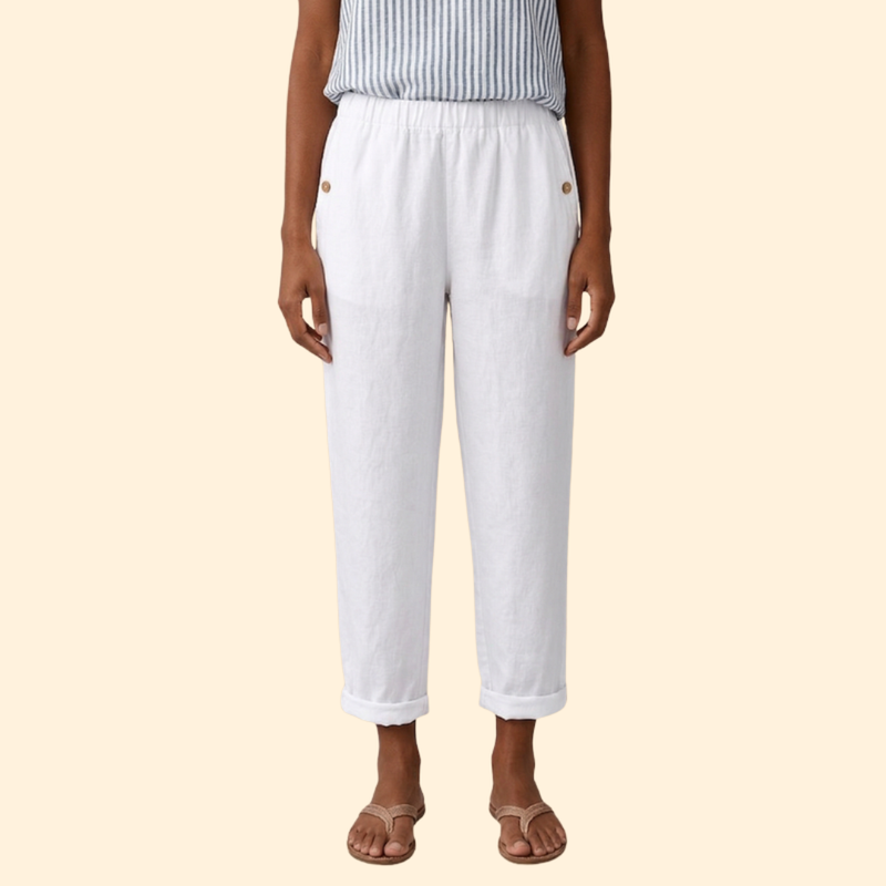 Women’s Straight Leg Pants with Side Pockets