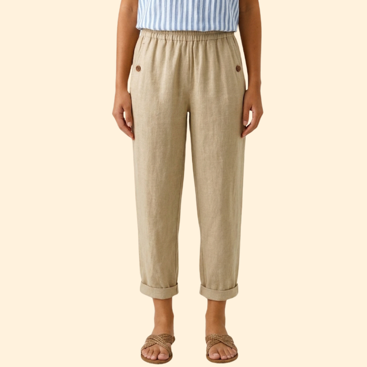 Women’s Straight Leg Pants with Side Pockets
