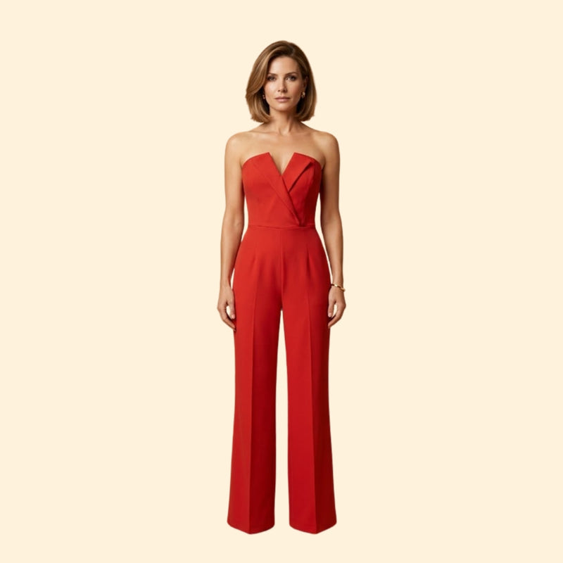 Women’s Stylish Jumpsuit with Wide Leg Design
