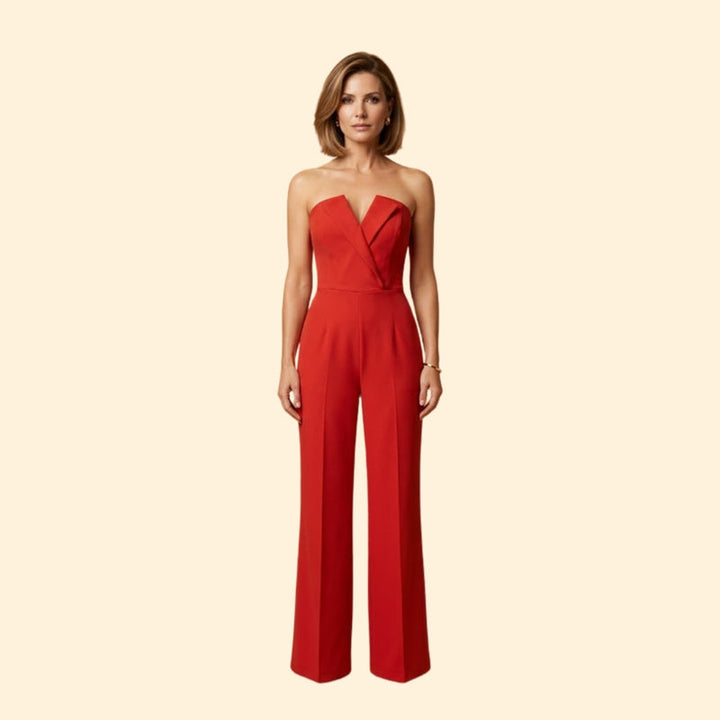Women’s Stylish Jumpsuit with Wide Leg Design