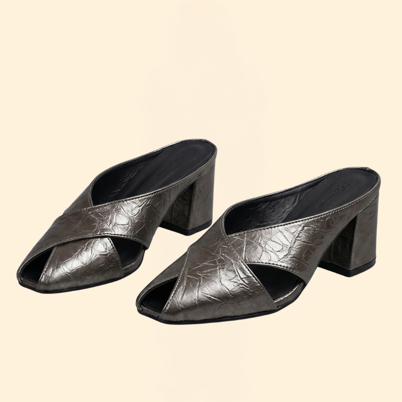 Women’s Strappy Mule with Heels